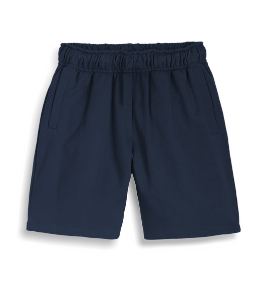 French Navy Casual Shorts