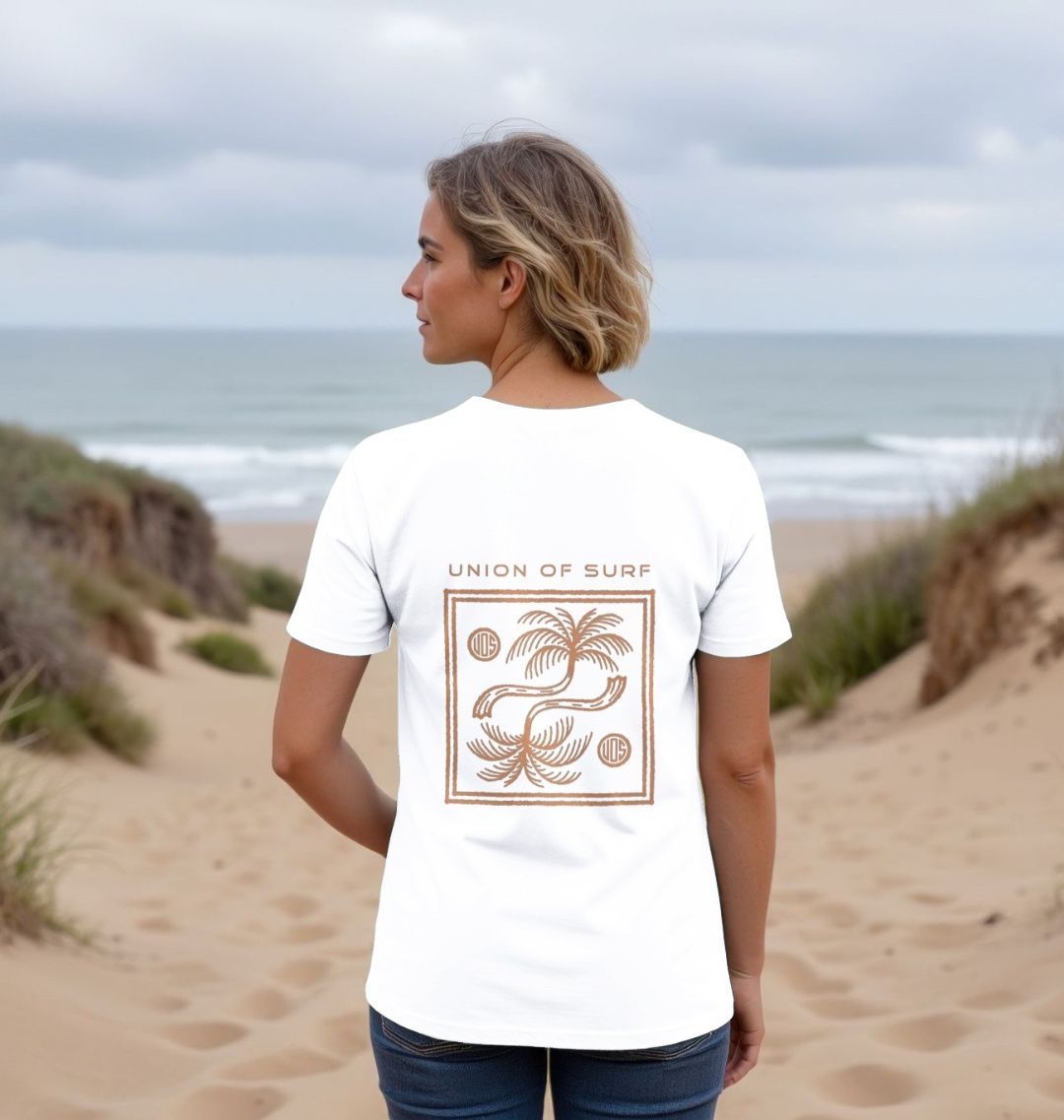 Surf print t shirt 