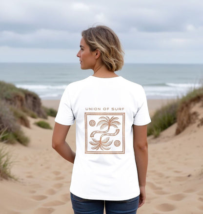 Surf print t shirt 