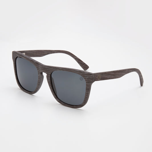 Eco Friendly SunglassesWave Hog-BlackWave Hog is a classic design with a splash of modern.  The laminate construction make these glasses strong but super lightweight and comfortable.  
Every pair of WavWave Hog-Black