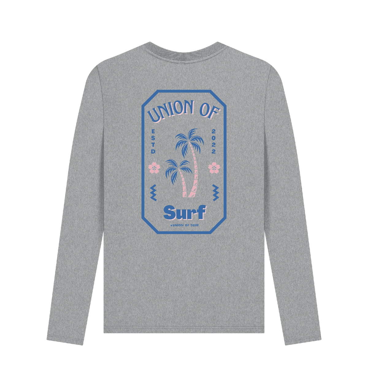 Pipe Dreams full-sleeve organic cotton surf print t-shirt sustainable and eco-friendly