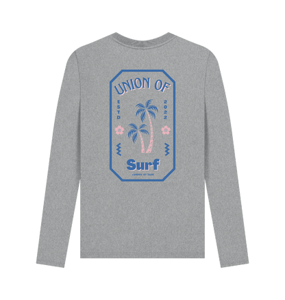 Pipe Dreams full-sleeve organic cotton surf print t-shirt sustainable and eco-friendly