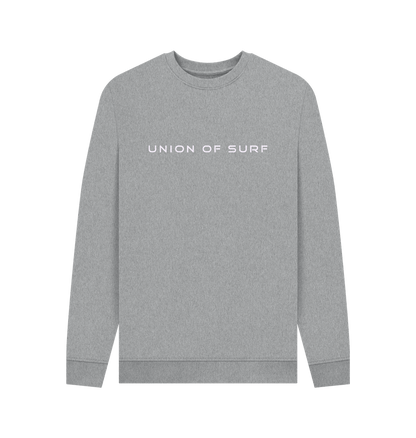 Grey relaxed fit coastal sweatshirt made of soft organic cotton by Union of Surf