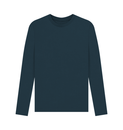 Men’s Long Sleeve Coastal Graphic T-Shirt – Ocean-Inspired Beachwear"