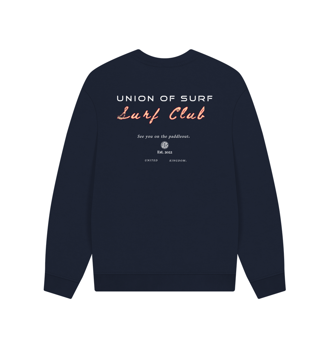 Surf lifestyle jumper in black