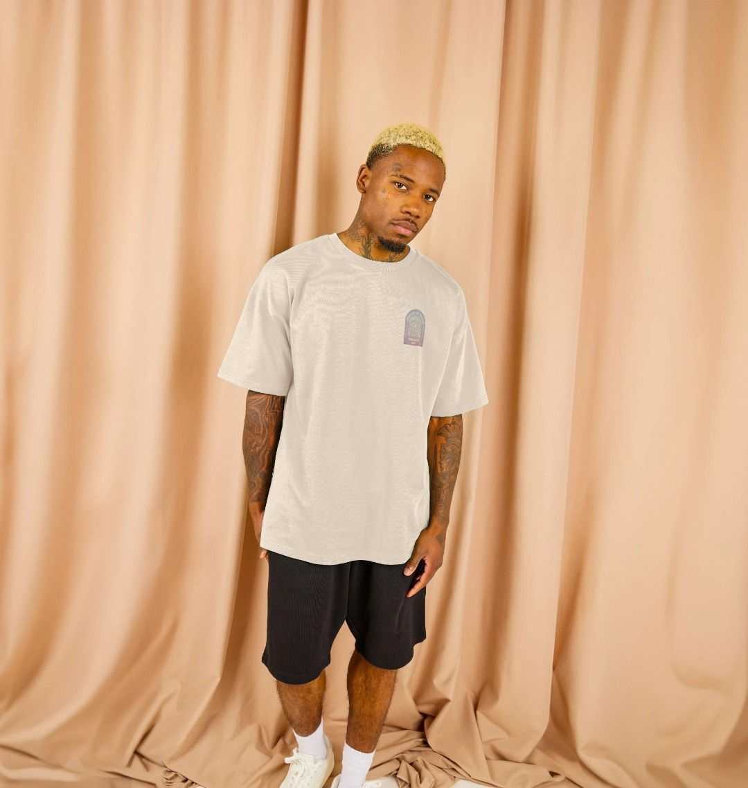 Kook Monster Oversized T shirt for men made of organic cotton with size guide and eco-friendly features