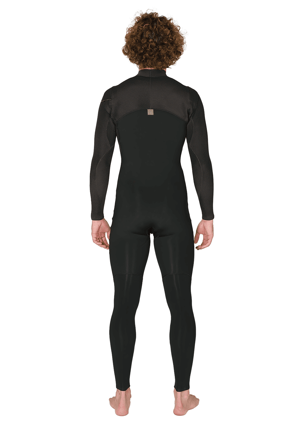 Vissla New Seas black full-body wetsuit with long sleeves, made of neoprene and nylon with a U-Zip design for cold water