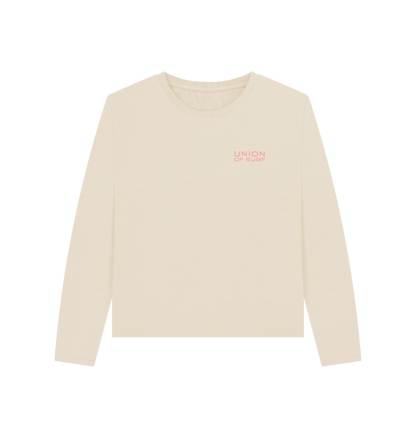Women graphic tees Local Break Lover long sleeve organic cotton sustainable fashion