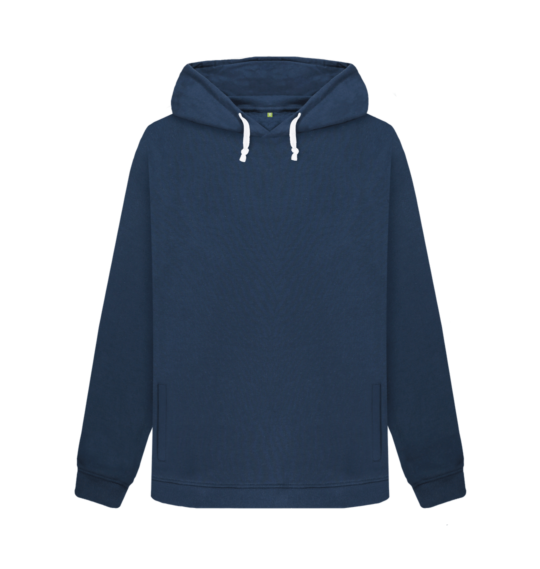 Union of Surf navy blue women's organic cotton hoody