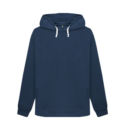 Union of Surf navy blue women's organic cotton hoody