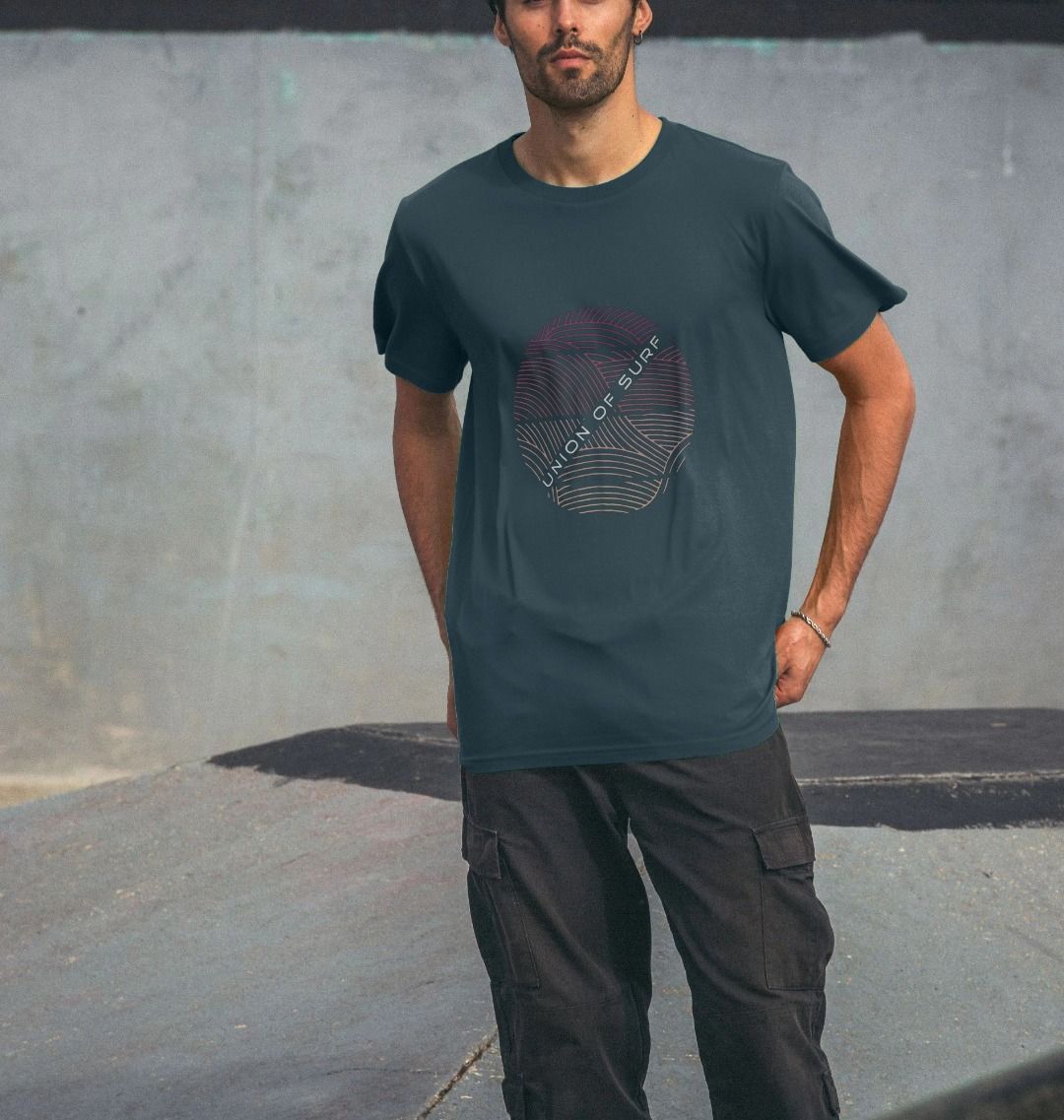 Mens fashion graphic tees