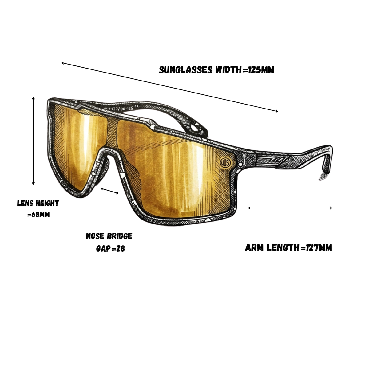 Youth Polarised Sunglasses Reef Run with polarized lenses and UV protection for active kids outdoors